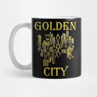 Golden City Design Mug